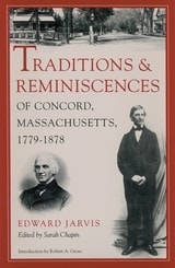 cover of Traditions and Reminiscences of Concord, Massachusetts, 1779-1878
