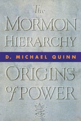 cover of The Mormon Hierarchy: Origins of Power