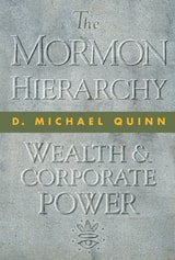 cover of The Mormon Hierarchy: Wealth and Corporate Power