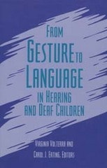 cover of From Gesture to Language in Hearing and Deaf Children