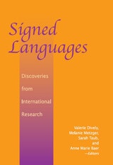 cover of Signed Languages: Discoveries from International Research