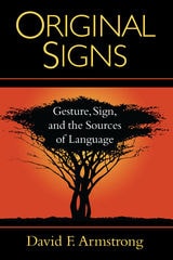cover of Original Signs: Gesture, Sign, and the Sources of Language