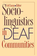 cover of Sociolinguistics in Deaf Communities