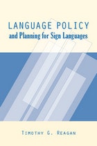 cover of Language Policy and Planning for Sign Languages