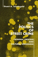 cover of The Politics of Street Crime: Criminal Process and Cultural Obsession