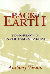cover of Back to Earth: Tomorrow's Environmentalism