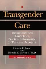 cover of Transgender Care: Recom Guidelines, Practical Info