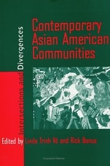 cover of Contemporary Asian American Communities: Intersections And Divergences