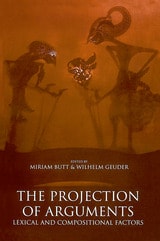 cover of The Projection of Arguments: Lexical and Compositional Factors