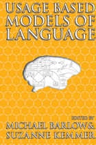 cover of Usage Based Models of Language