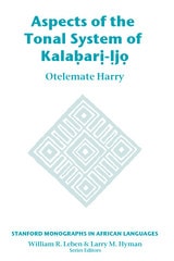 cover of Aspects of the Tonal System of Kalabari-ljo