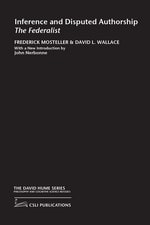 cover of Inference and Disputed Authorship