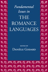 cover of Fundamental Issues in the Romance Languages