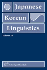 cover of Japanese/Korean Linguistics, Volume 20