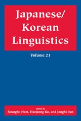 cover of Japanese/Korean Linguistics, Volume 21