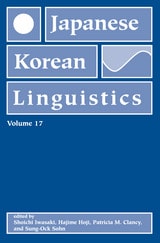 cover of Japanese/Korean Linguistics, Volume 17