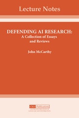 cover of Defending AI Research: A Collection of Essays and Reviews