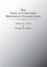 cover of The Unity of Unbounded Dependency Constructions