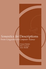 cover of Semantics for Descriptions