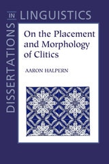 cover of On the Placement and Morphology of Clitics