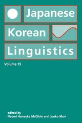 cover of Japanese/Korean Linguistics, Volume 15