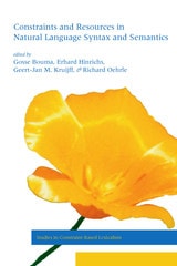 cover of Constraints and Resources in Natural Language Syntax and Semantics