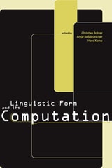 cover of Linguistic Form and Its Computation