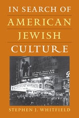 cover of In Search of American Jewish Culture