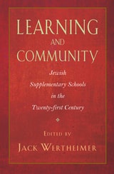 cover of Learning and Community: Jewish Supplementary Schools in the Twenty-First Century