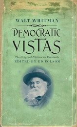 cover of Democratic Vistas: The Original Edition in Facsimile