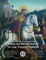 cover of St. Austin Review, Recusants and Martyrs: English Resistance to the Tudor Terror, September/October 2014, Vol. 14, No. 5