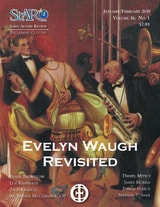cover of St. Austin Review, Evelyn Waugh Revisited, January/February 2016, Vol. 16, No. 1