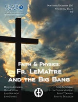 cover of St. Austin Review, Faith & Physics: Fr. LeMaître and the Big Bang, November/December 2017, Vol. 17, No. 6