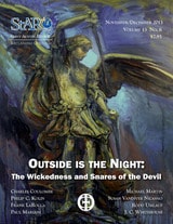 cover of St. Austin Review, Outside is the Night: The Wickedness and Snares of the Devil, November/December 2013, Vol. 13, No. 6