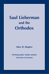 cover of Saul Lieberman and the Orthodox