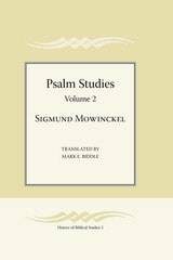 cover of Psalm Studies, Volume 2