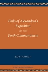 cover of Philo of Alexandria's Exposition on the Tenth Commandment