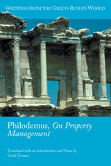 cover of Philodemus, On Property Management