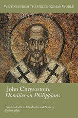 cover of John Chrysostom, Homilies on Philippians