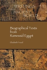 cover of Biographical Texts from Ramessid Egypt