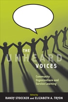 cover of The Unheard Voices: Community Organizations and Service Learning