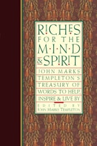 cover of Riches for the Mind and Spirit: John Marks Templeton's Treasury of Words to Help, Inspire, and Live By