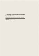 cover of 2011 Supplement to The American Indian Law Deskbook