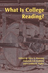 cover of What Is College Reading?