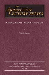 cover of Opera and its Voices in Utah