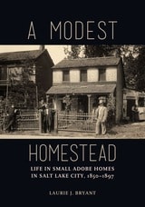cover of A Modest Homestead: Life in Small Adobe Homes in Salt Lake City, 1850-1897