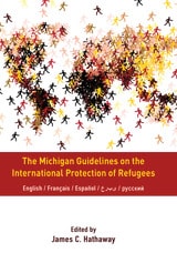 cover of The Michigan Guidelines on the International Protection of Refugees
