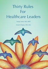 cover of Thirty Rules for Healthcare Leaders: Illustrated by Gina Kim