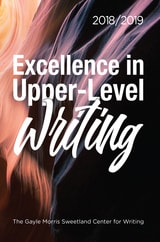 cover of Excellence in Upper-Level Writing 2018/2019