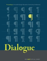 cover of Dialogue: Proceedings of the AIGA Design Educators Community Conferences: SHIFT